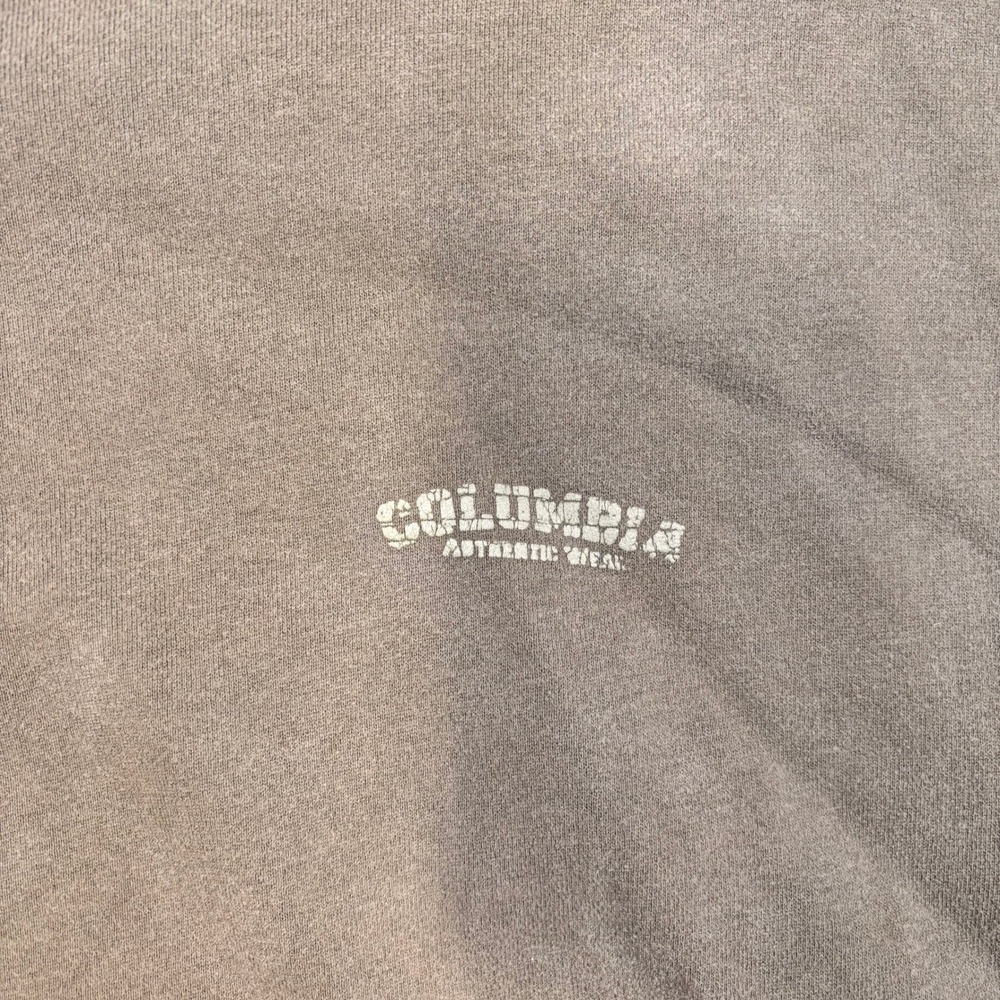 Columbia Mens XXL Crewneck Sweatshirt Olive Brown Embroidered Logo Pullover - Picture 4 of 11